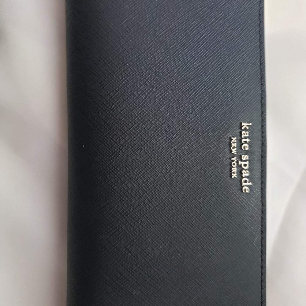 Kate Spade large slim bi fold wallet